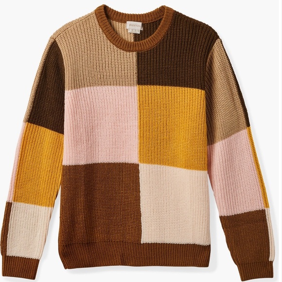 Brixton Savannah Color-block Crewneck Sweater - Picture 1 of 5